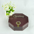 Custom Metal Chocolate Packaging Tin Box with Octagonal Shape